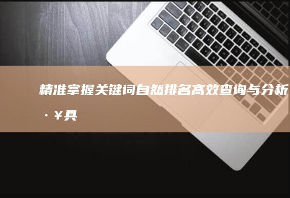 精准掌握关键词自然排名：高效查询与分析工具